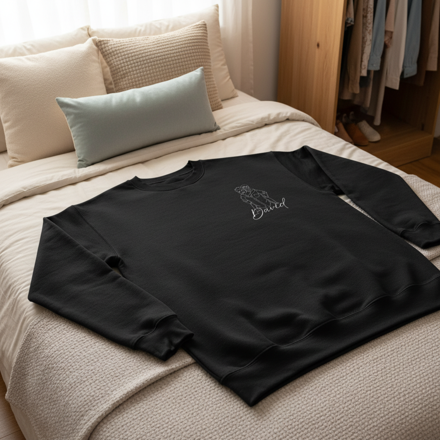 Sweatshirt Foto Art Line Personalizada