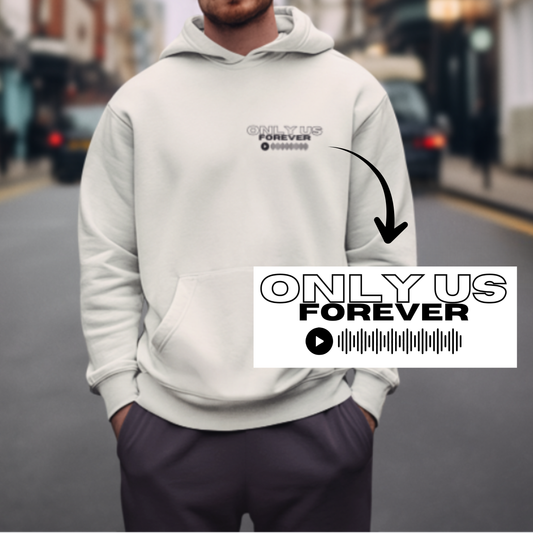 Hoodie Personalizada Only You - Com Fotos e Música
