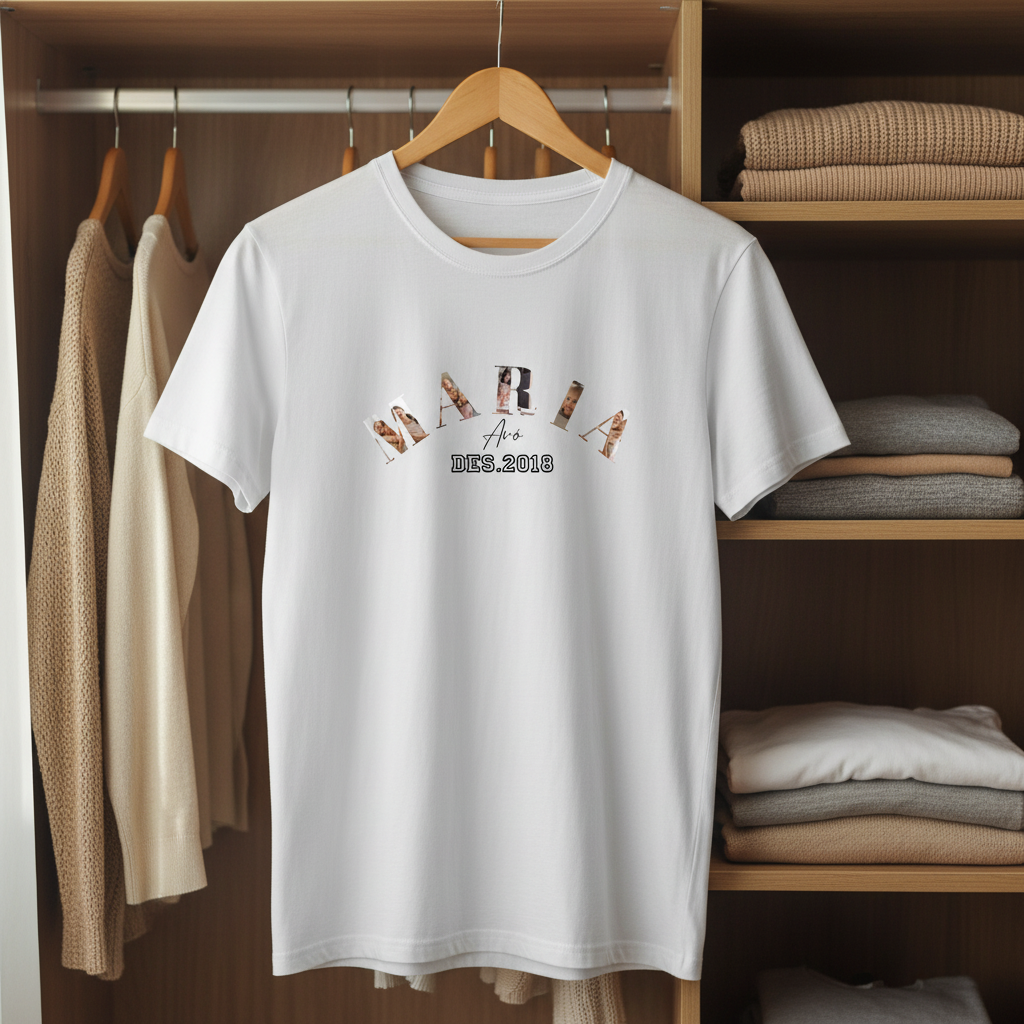 T-Shirt Maria - Eternize Momentos Únicos