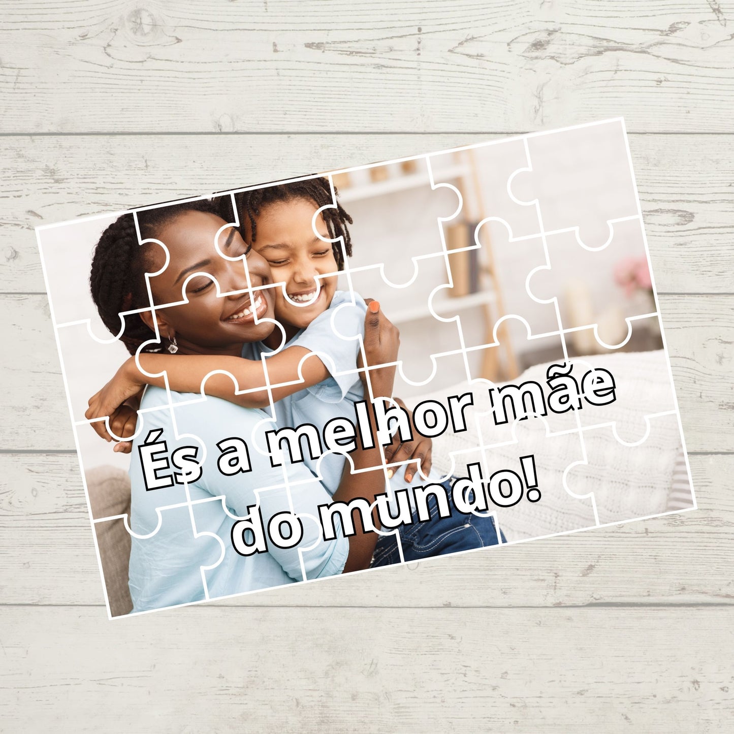 Puzzle Personalizado 20 Peças com Foto e Frase