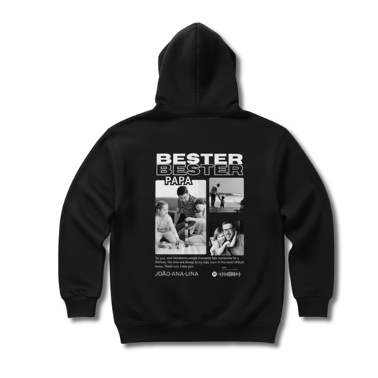 Hoodie personnalisé pour le meilleur avec photos et musique