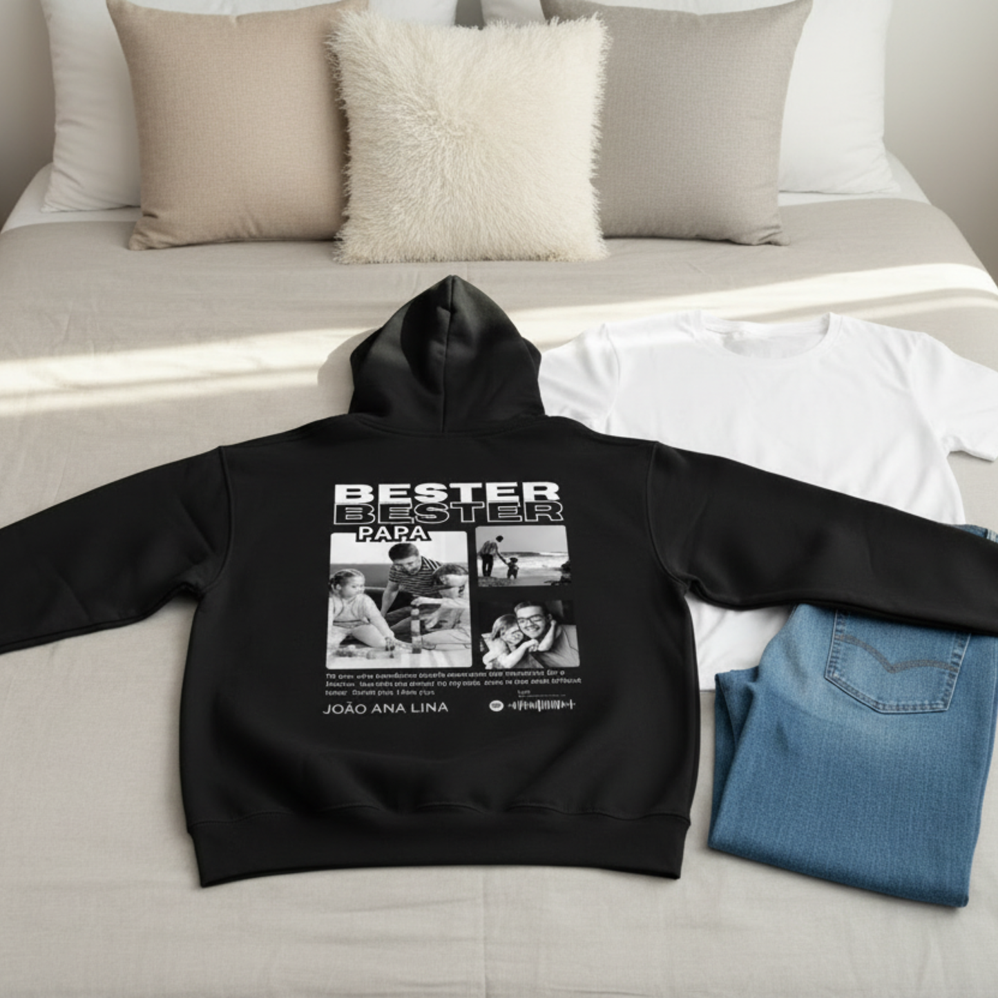 Sudadera personalizada para el mejor con fotos y música