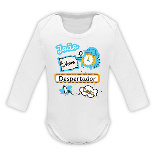 Body Bebé Personalizado com Nome | Prenda Única para Recém-Nascido