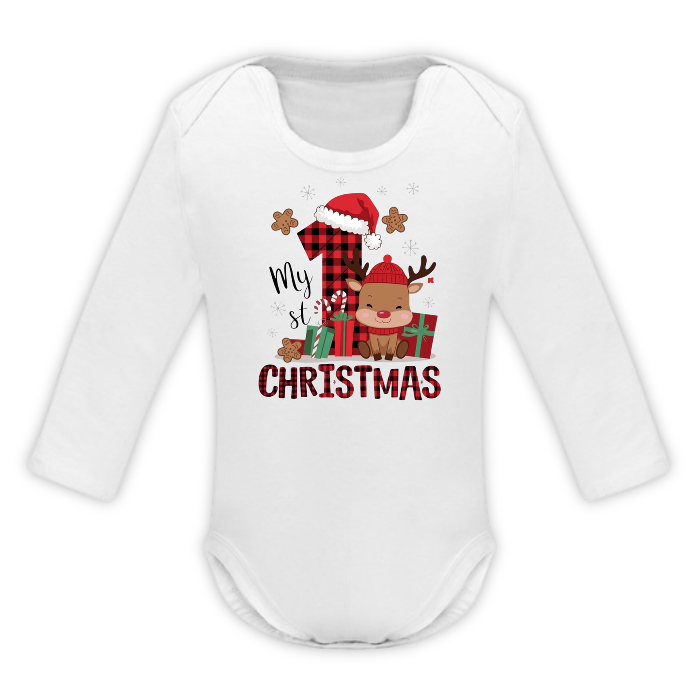 Body 1º Natal com rena