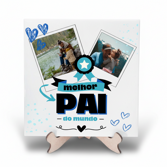 Azulejo personalizável Melhor  do Mundo