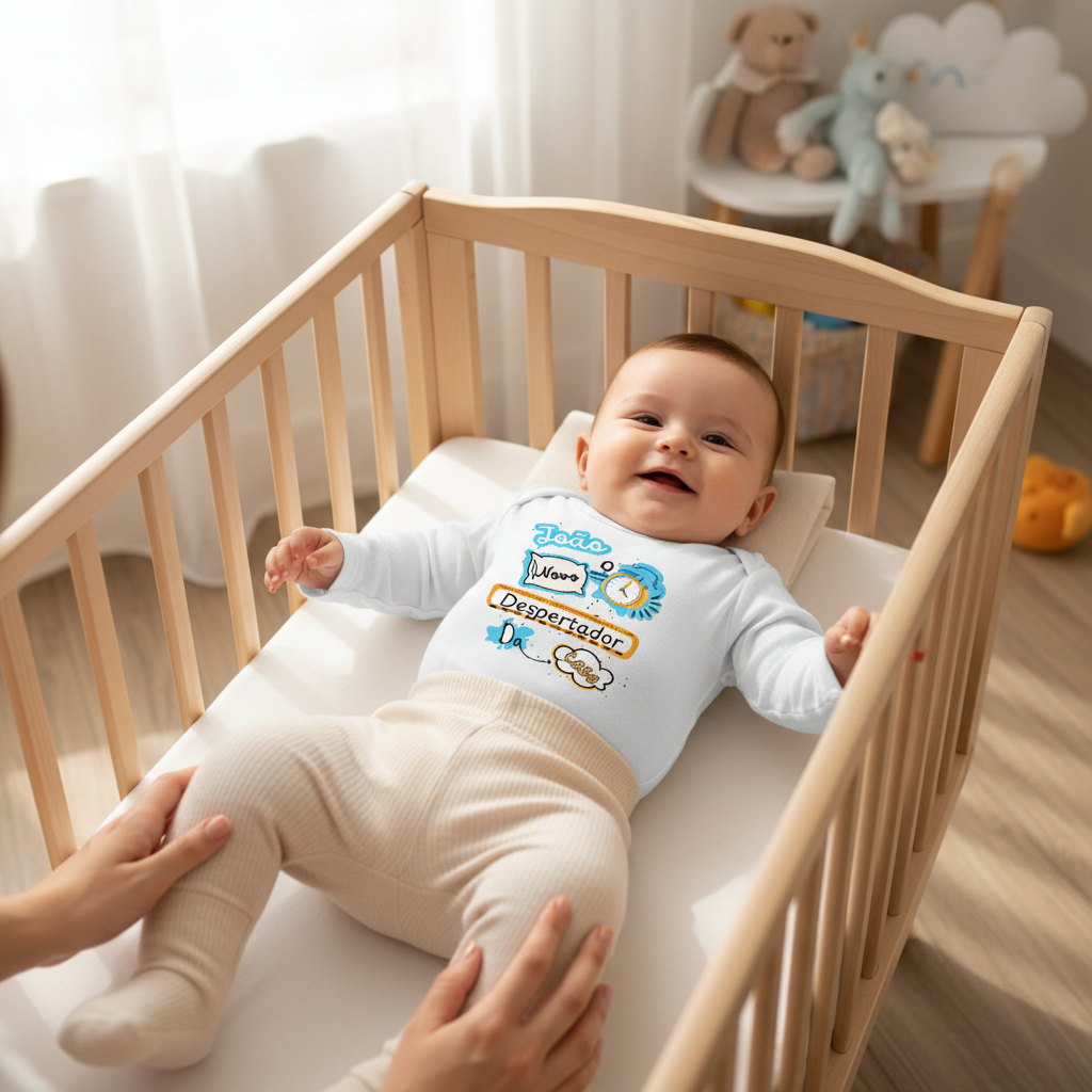 Body Bebé Personalizado com Nome | Prenda Única para Recém-Nascido