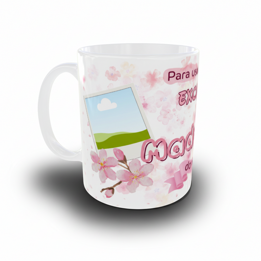 Caneca personalizada exclusiva em tons de rosa — Estampe Sua Art