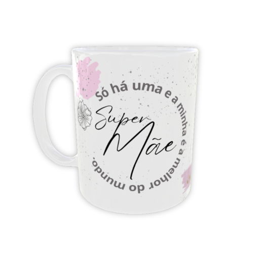 Caneca Personalizada Super  - Cerâmica Premium- avó , mãe, tia etc-estampe sua art