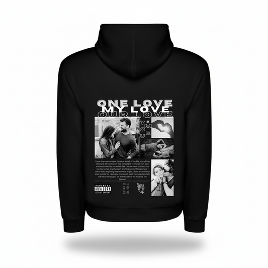 Hoodie one love - 4 fotos
