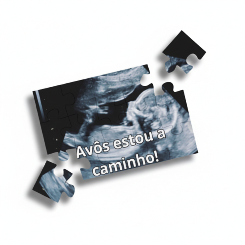 Puzzle Personalizado 20 Peças com Foto e Frase