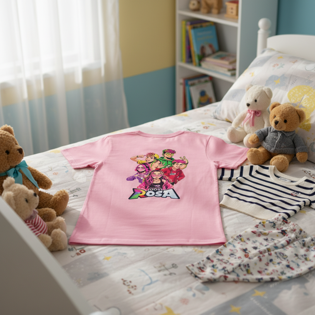 T-shirt Os Rosa Personalizada com Nome