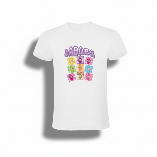 T-shirt Labubu Infantil - Camisola Criança com Arte Original
