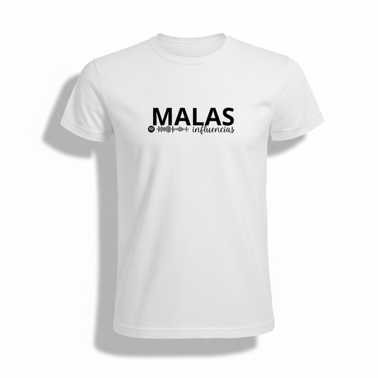 T-shirt Personalizada com Nome e Música Spotify - Rainha das Más Influências