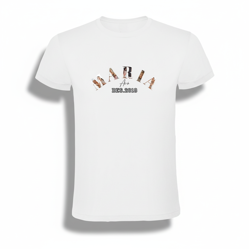 T-Shirt Maria - Eternize Momentos Únicos