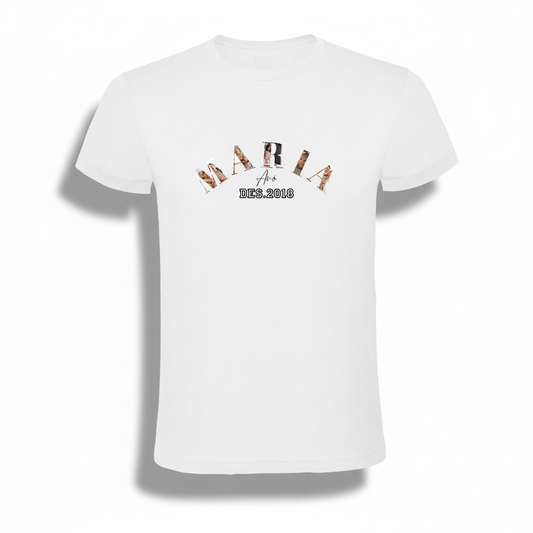 T-Shirt Maria - Eternize Momentos Únicos