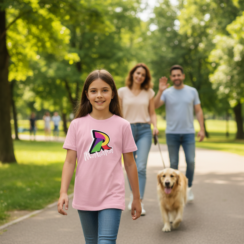 T-shirt Os Rosa Personalizada com Nome